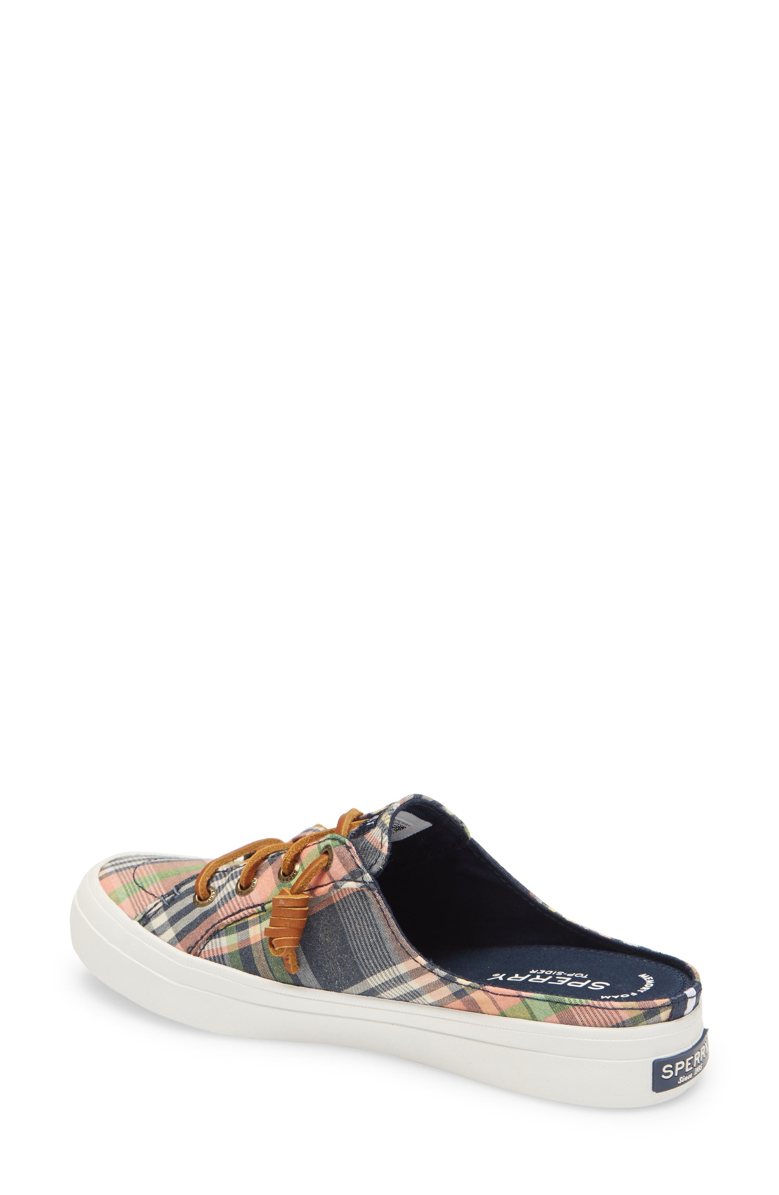 Crest Vibe Mule, Alternate, color, KICK BACK PLAID TEXTILE