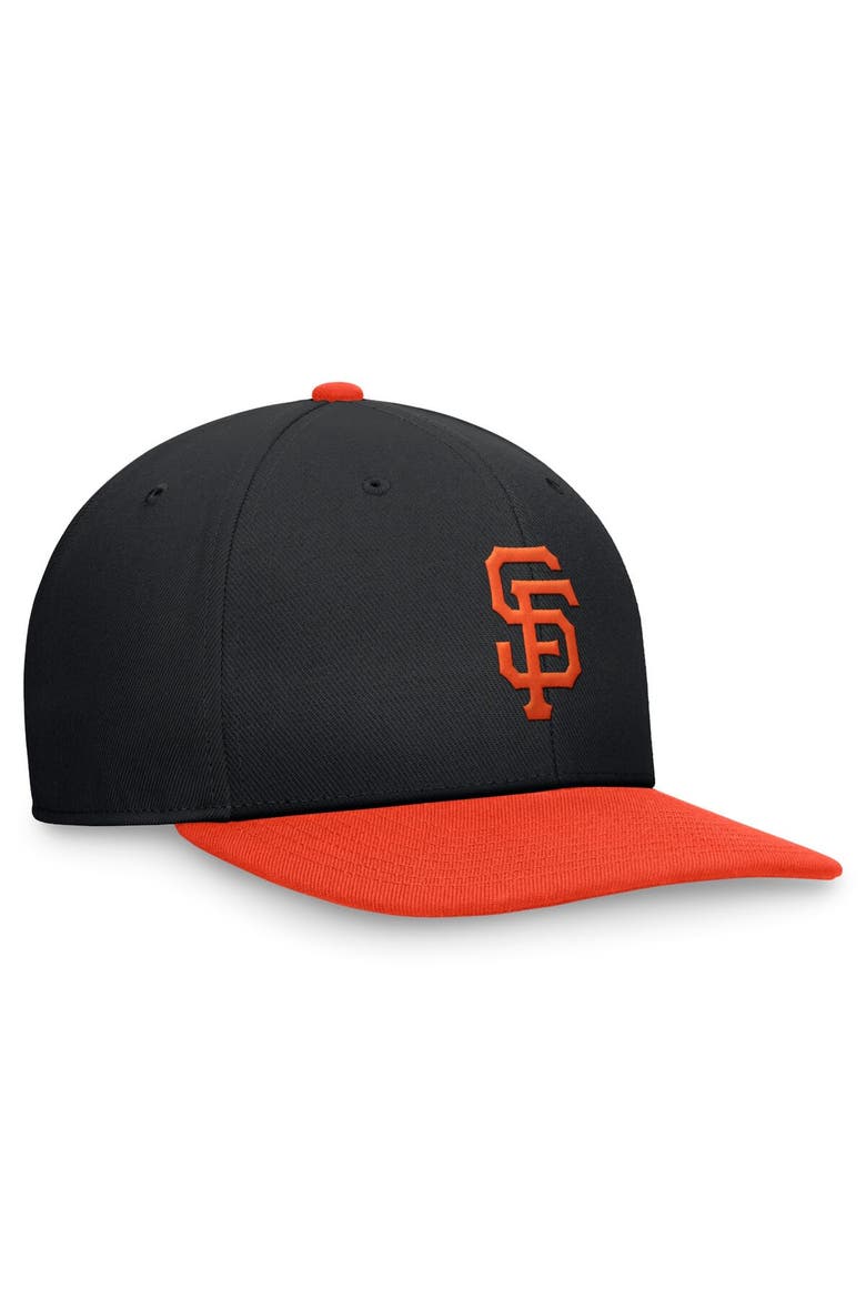 Men's Nike Black/Orange San Francisco Giants Evergreen Two-Tone Snapback Hat, Alternate, color, Black