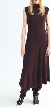 MANGO Coco Mock Neck Sleeveless Dress