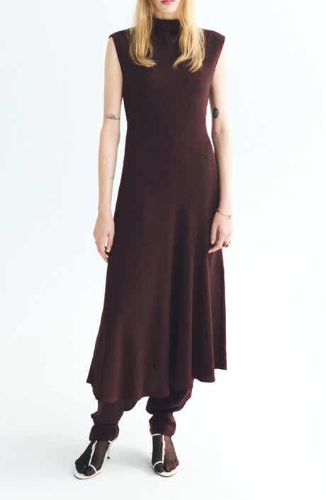 MANGO Coco Mock Neck Sleeveless Dress