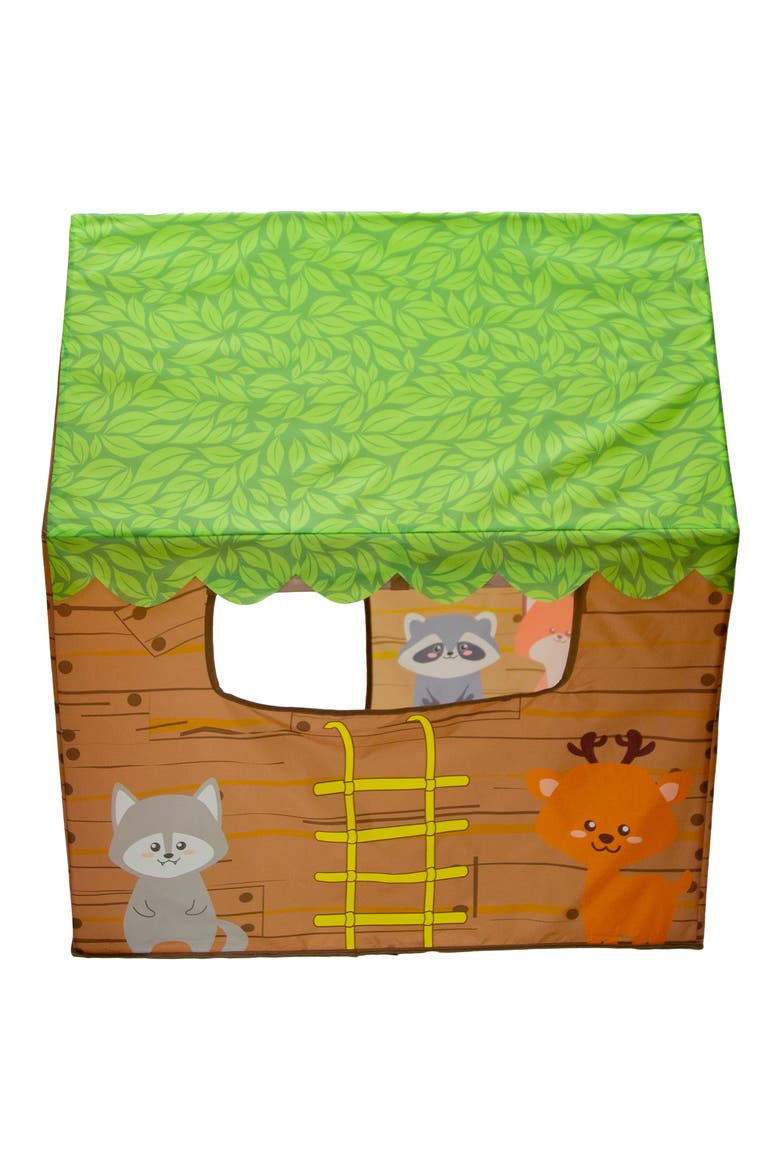 Lil Clubhouse Play Tent, Alternate, color, BROWN