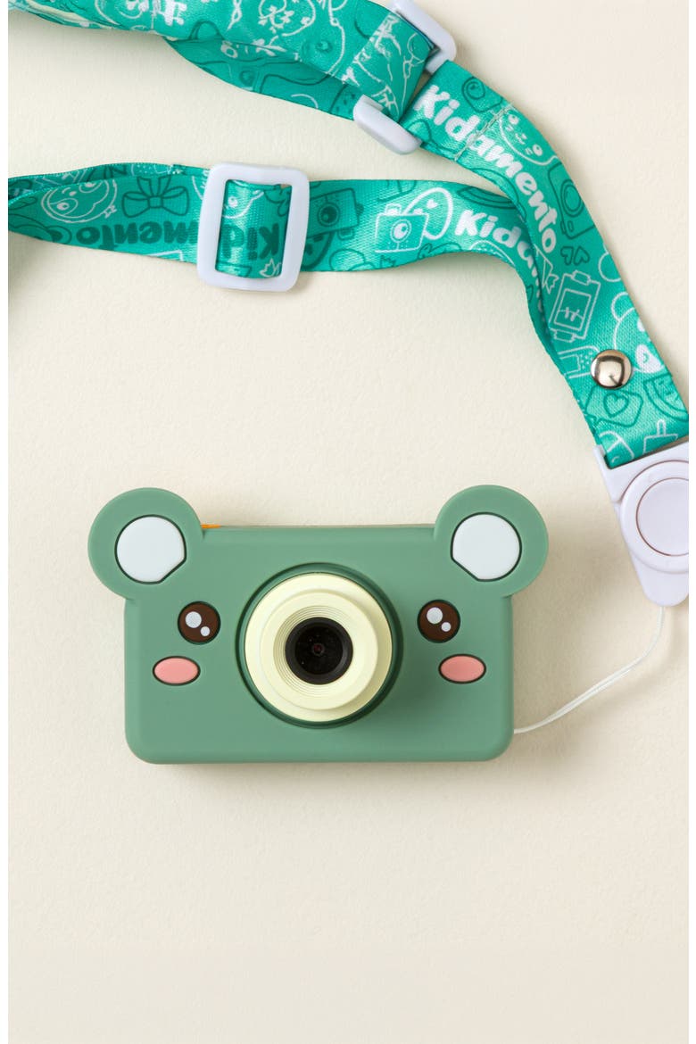 Little Photographer Kids Digital Camera, Main, color, Bear - Green