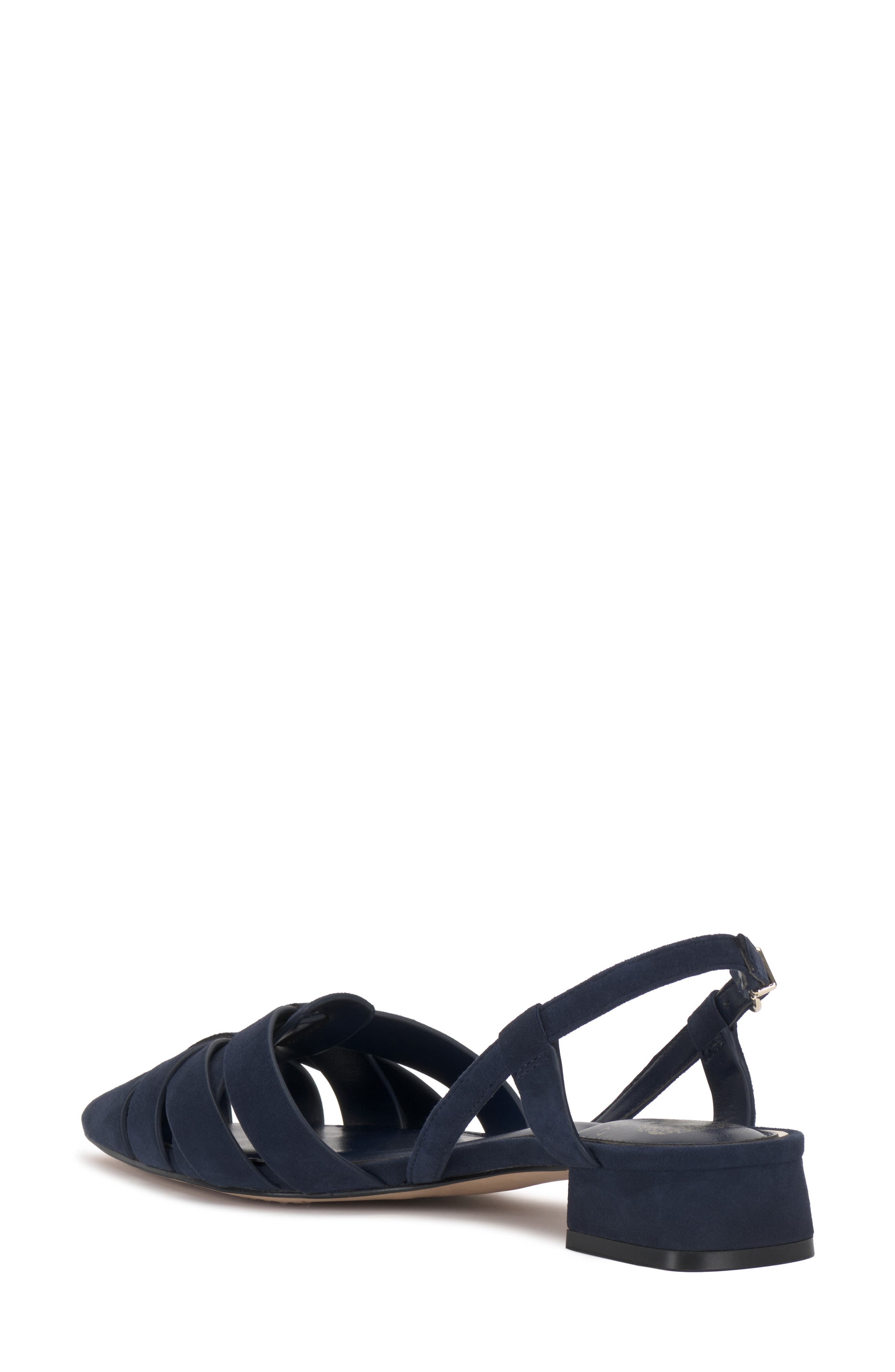 Vinesha Slingback Pointed Toe Pump, Alternate, color, DEEP NAVY