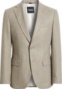 BOSS Hutson Brushed Wool & Cashmere Sport Coat
