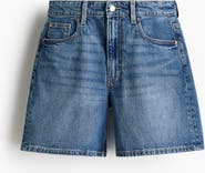 H&M High-waisted Denim Shorts