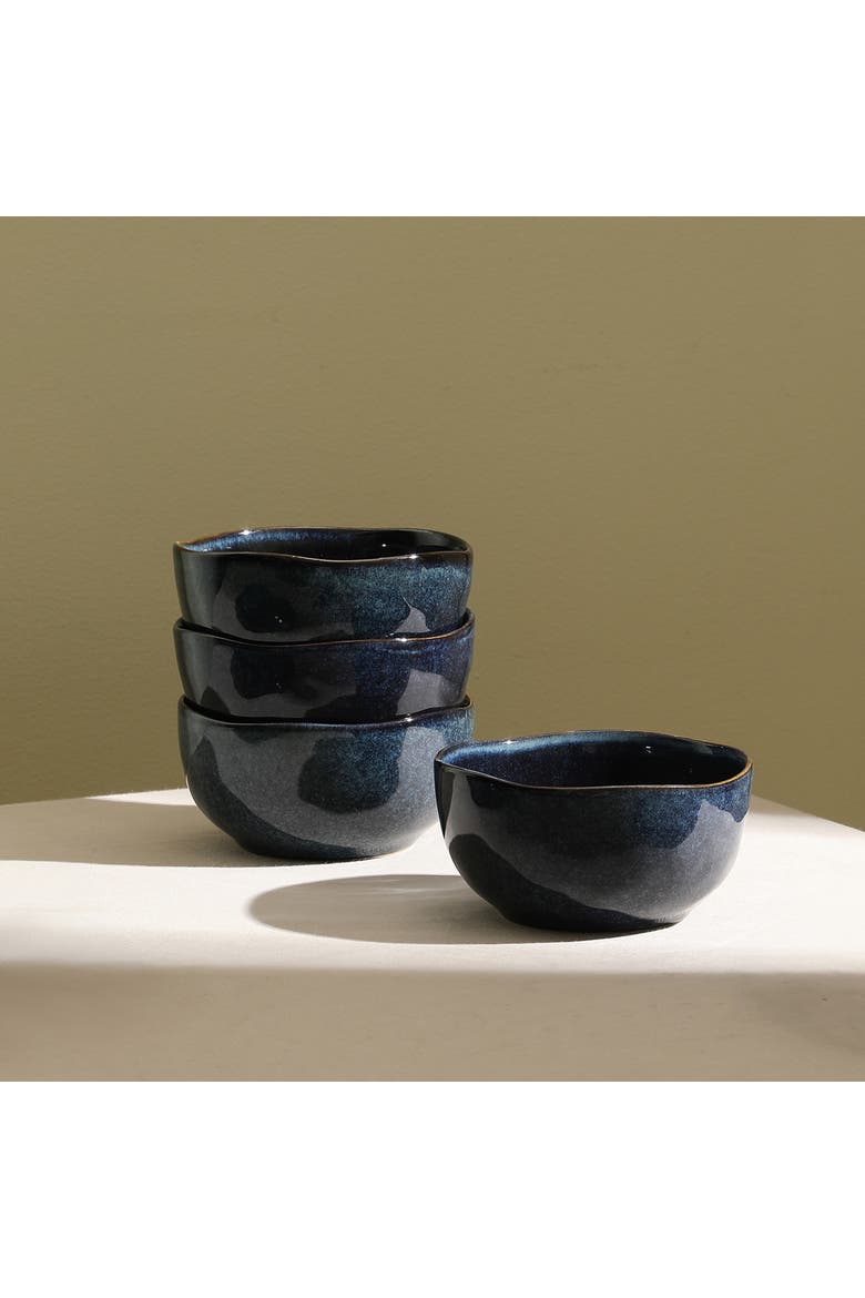 Mirella Stoneware 4-Piece Bowl Set, Alternate, color, Blue