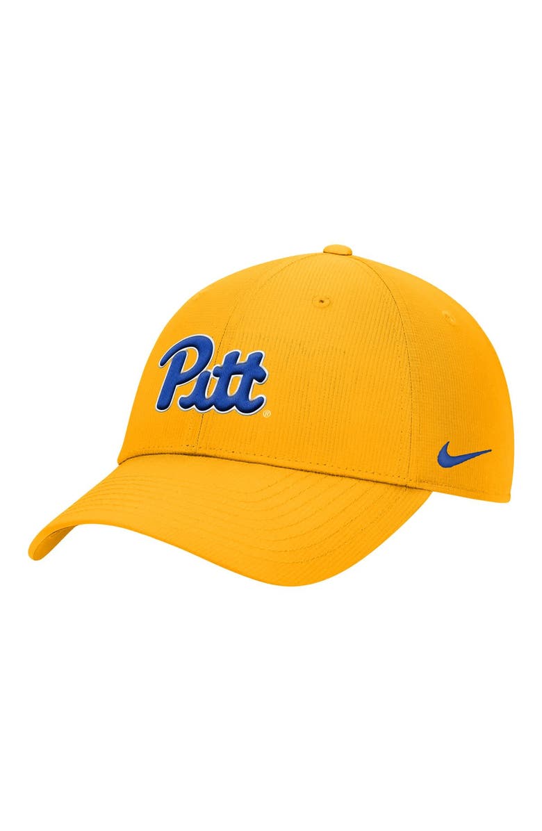 Nike Men's Nike  Gold Pitt Panthers 2025 On-Field Club Performance Adjustable Hat, Main, color, 