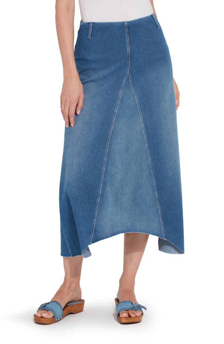 Lysse Camille Denim Midi Skirt, Main, color,