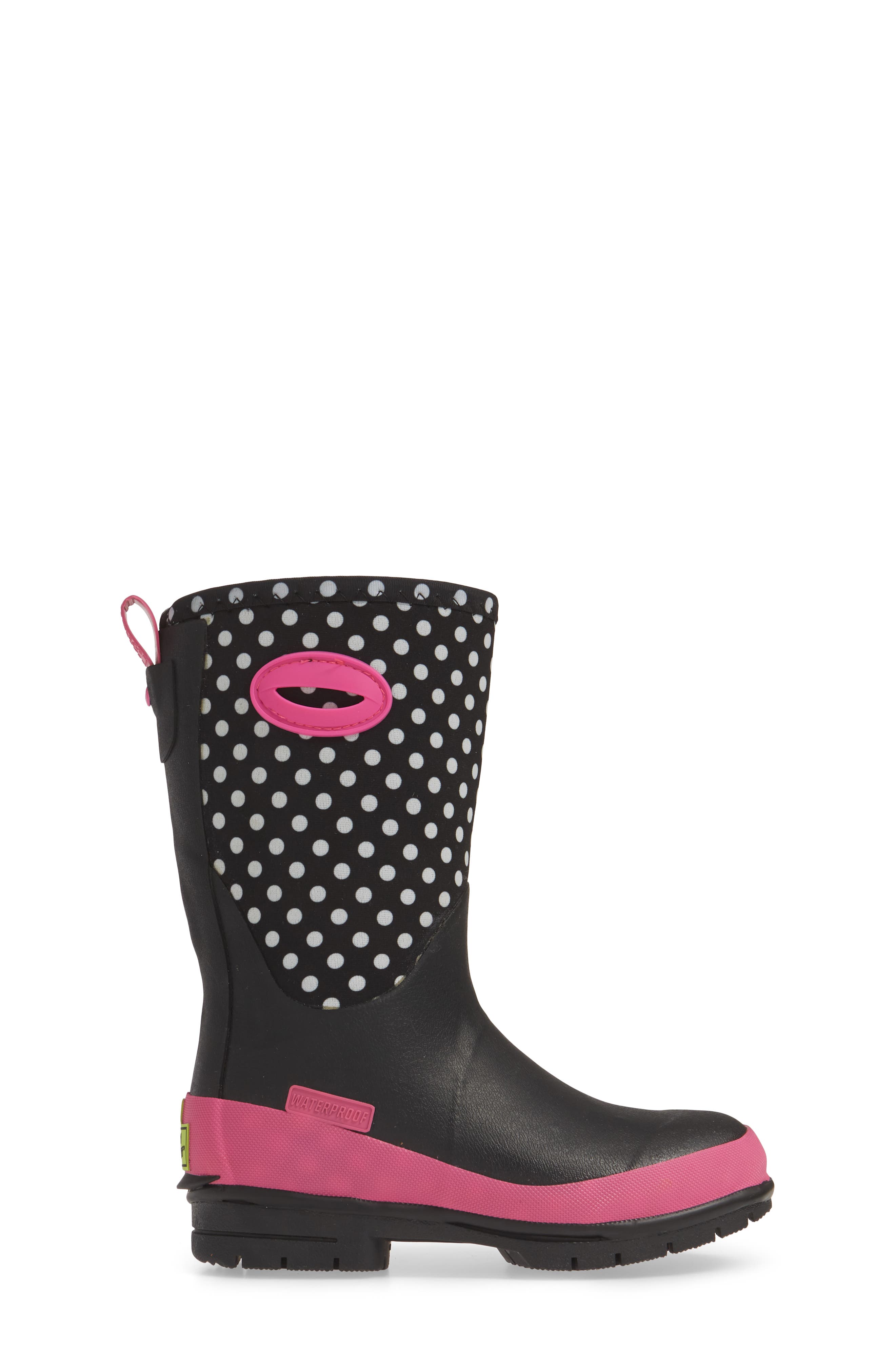 Neoprene Insulated Boot, Alternate, color, BLACK DOT