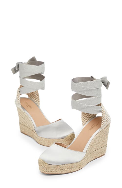 Lk Bennett Esmerelda Ankle Wrap Wedge Sandal