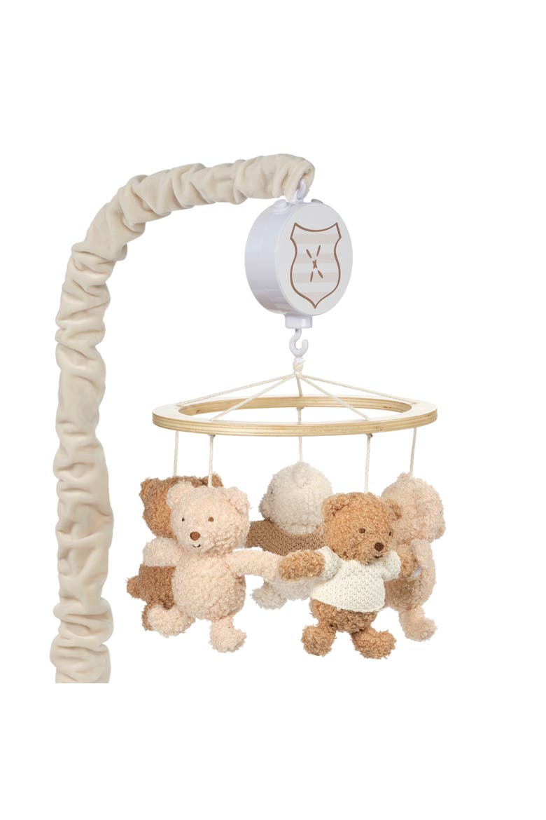 Teddy Bear Musical Infant Baby Crib Mobile Soother Toy, Main, color, Brown