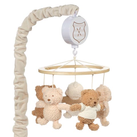 Teddy Bear Musical Infant Baby Crib Mobile Soother Toy