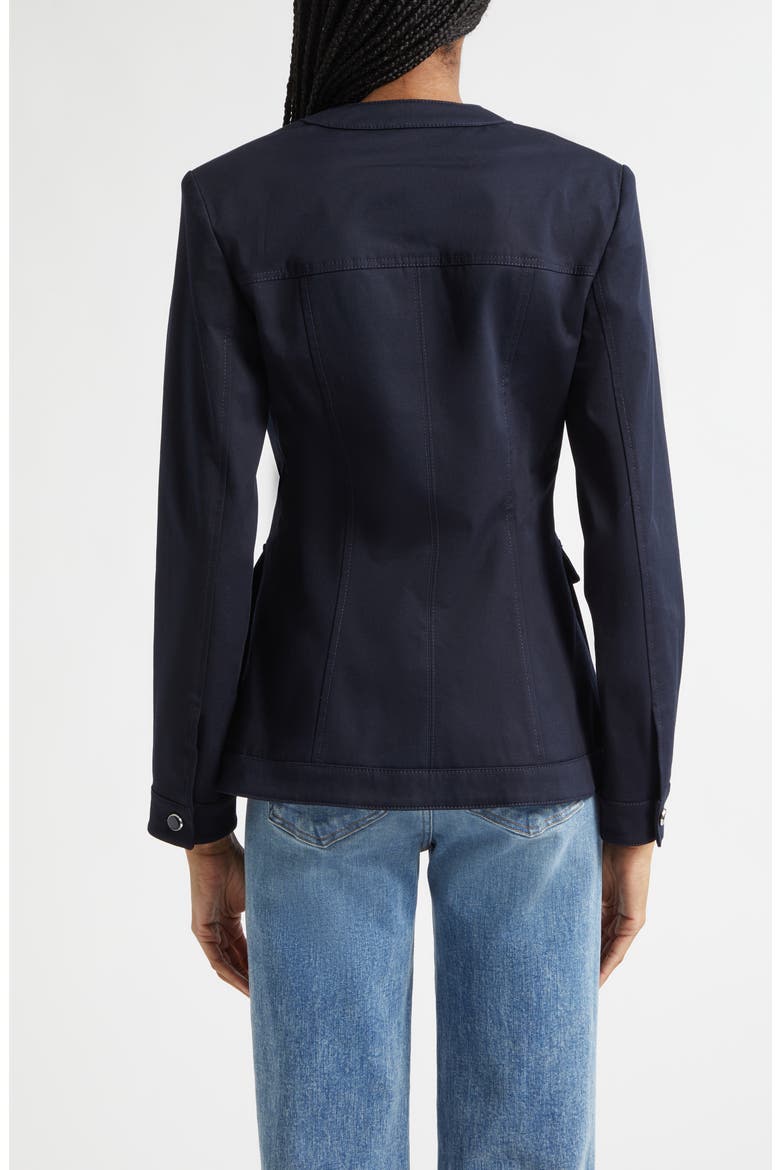 Pendle Dickey Linen Jacket, Alternate, color, NAVY