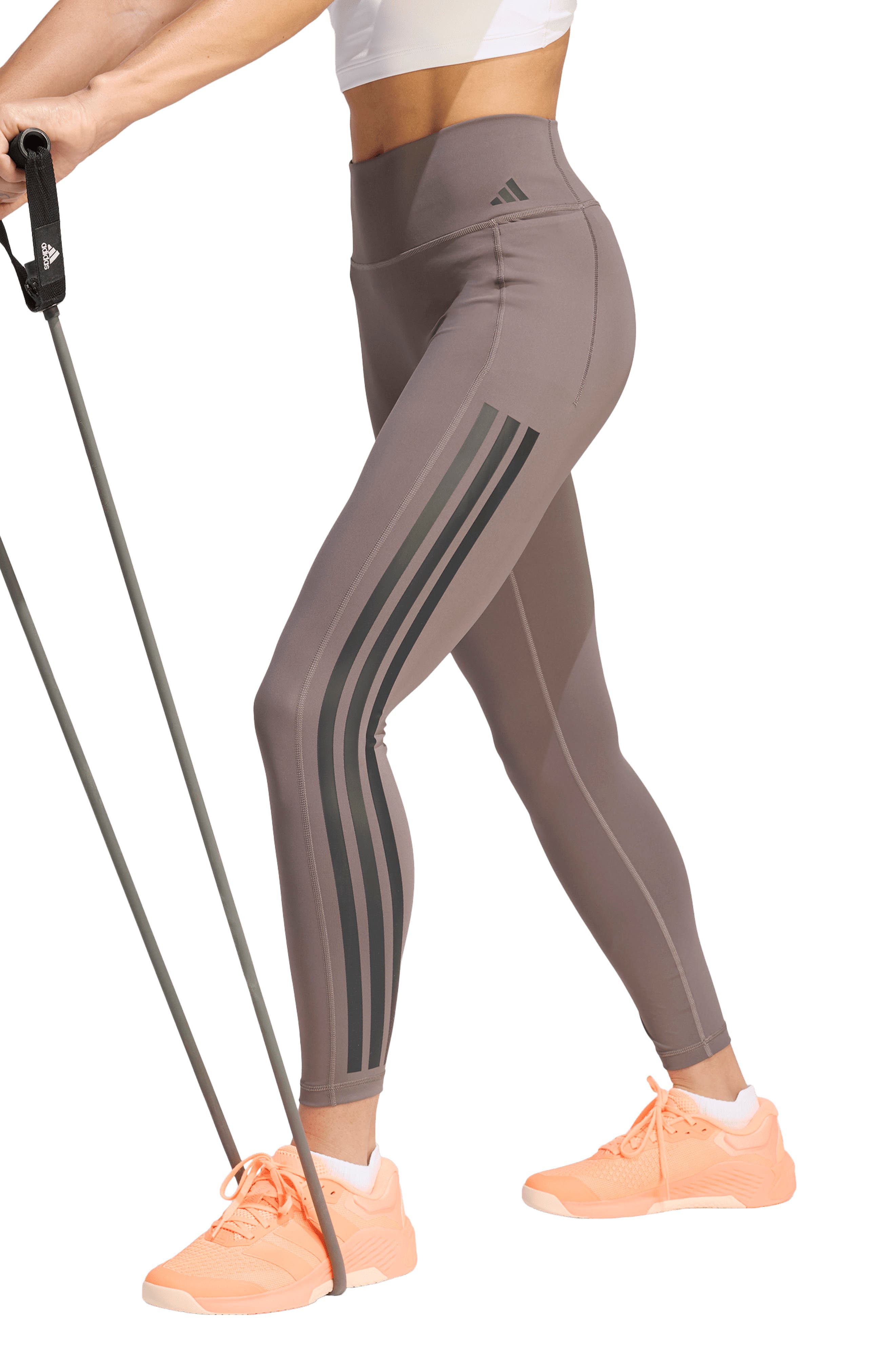 adidas Optime Workout 3-Stripes Climacool 7/8 Leggings