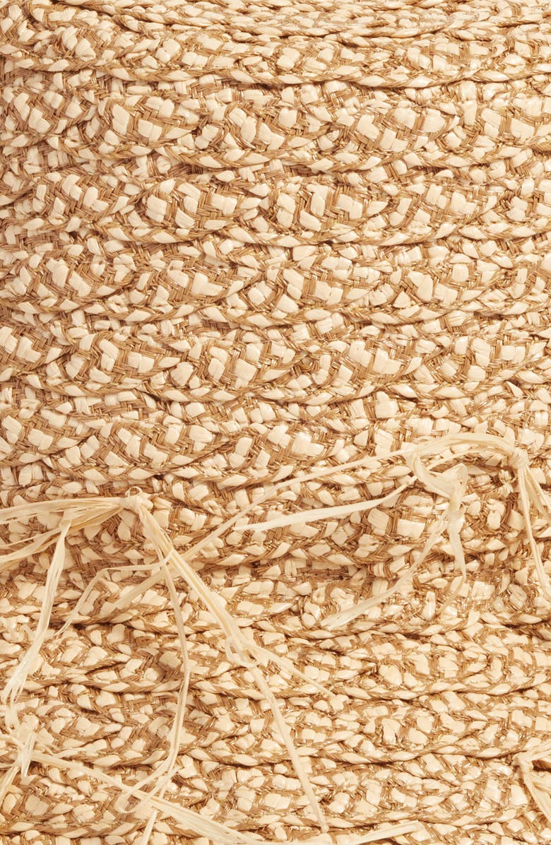 Eric Javits Valeria Squishee<sup>®</sup> Straw Bucket Hat, Main, color,