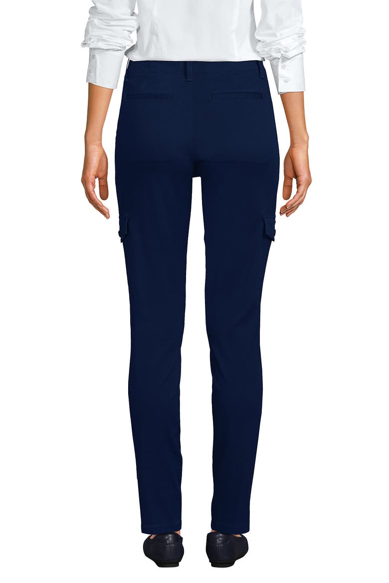 Mid Rise Slim Cargo Chino Pants, Alternate, color, Deep Sea Navy
