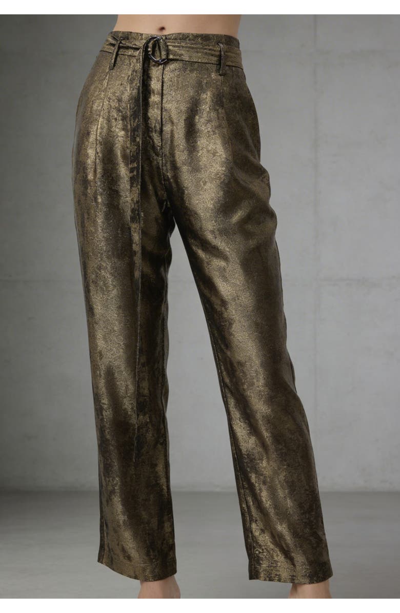 Monzlapur High Waisted Pant, Alternate, color, Burnt Gold