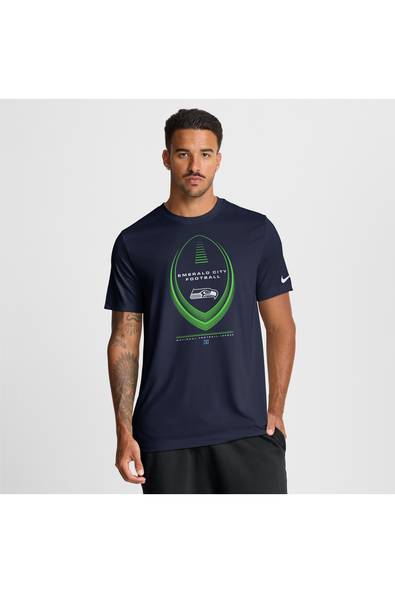 Men's Nike College Navy Seattle Seahawks Legend Icon Dri-FIT T-Shirt, Main, color, College Navy