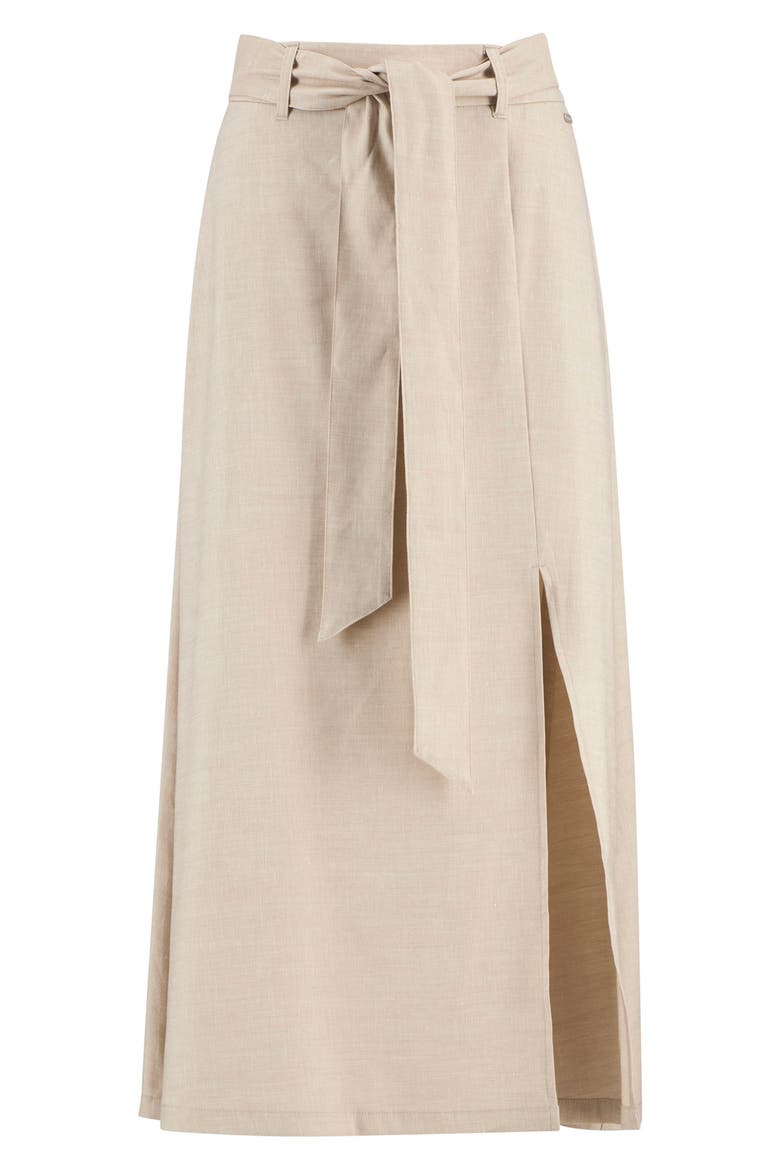 Gabby Linen Blend Maxi Skirt, Alternate, color, MIST