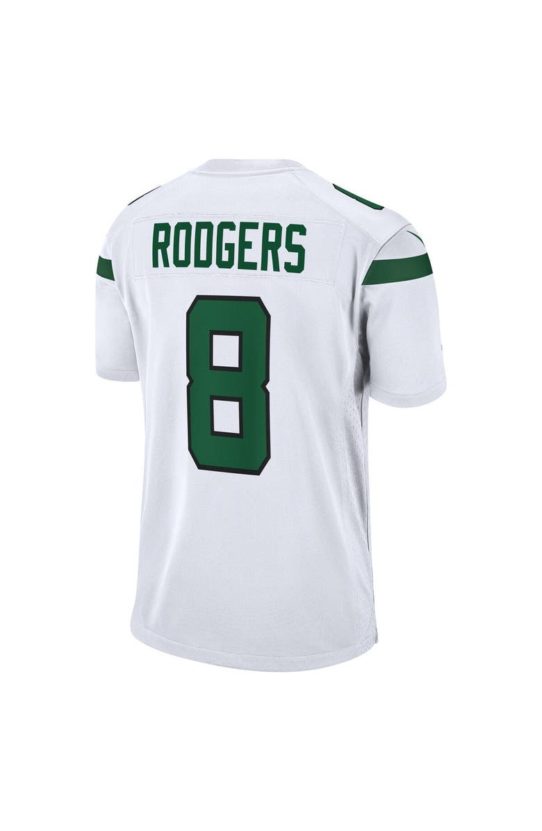 Nike Men's Nike Aaron Rodgers White New York Jets Game Jersey, Alternate, color, White