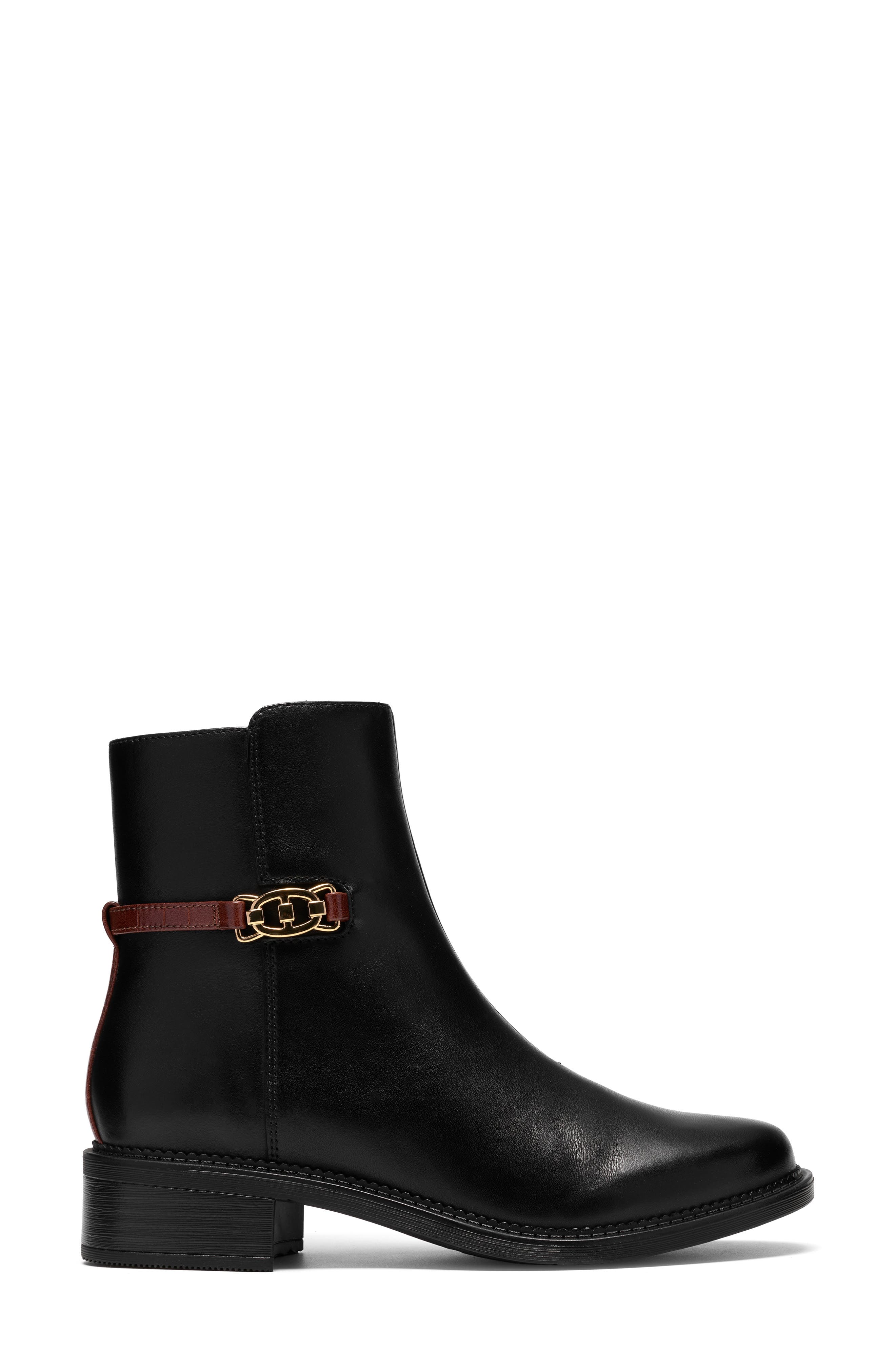 Maye Kaylie Leather Boot, Alternate, color, BLACK LEATHER