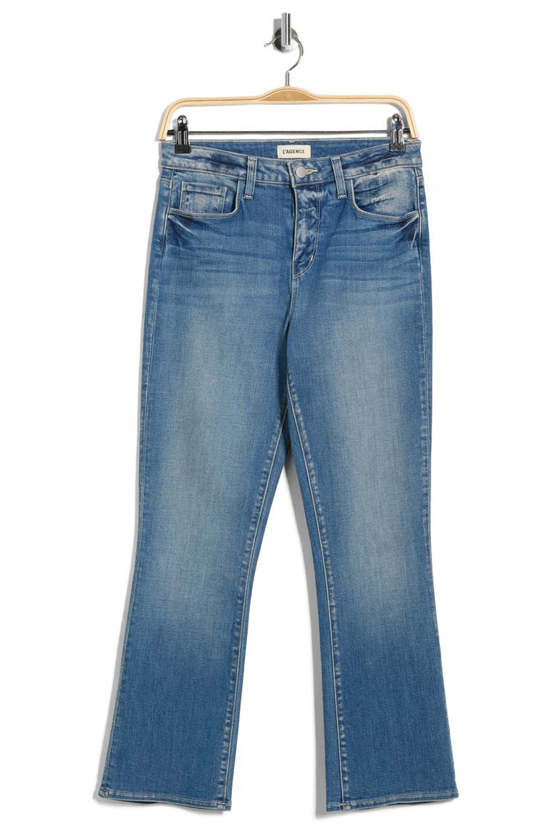 Tati High Rise Crop Micro Bootcut Jeans, Alternate, color, ITHACA