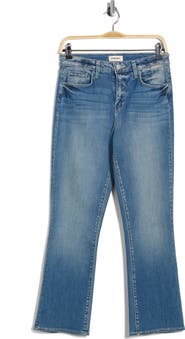 L'AGENCE Tati High Rise Crop Micro Bootcut Jeans