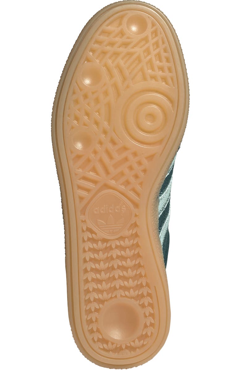 adidas Handball Spezial Sneaker, Alternate, color, Aurora Ivy/ Ash Green/ Gum