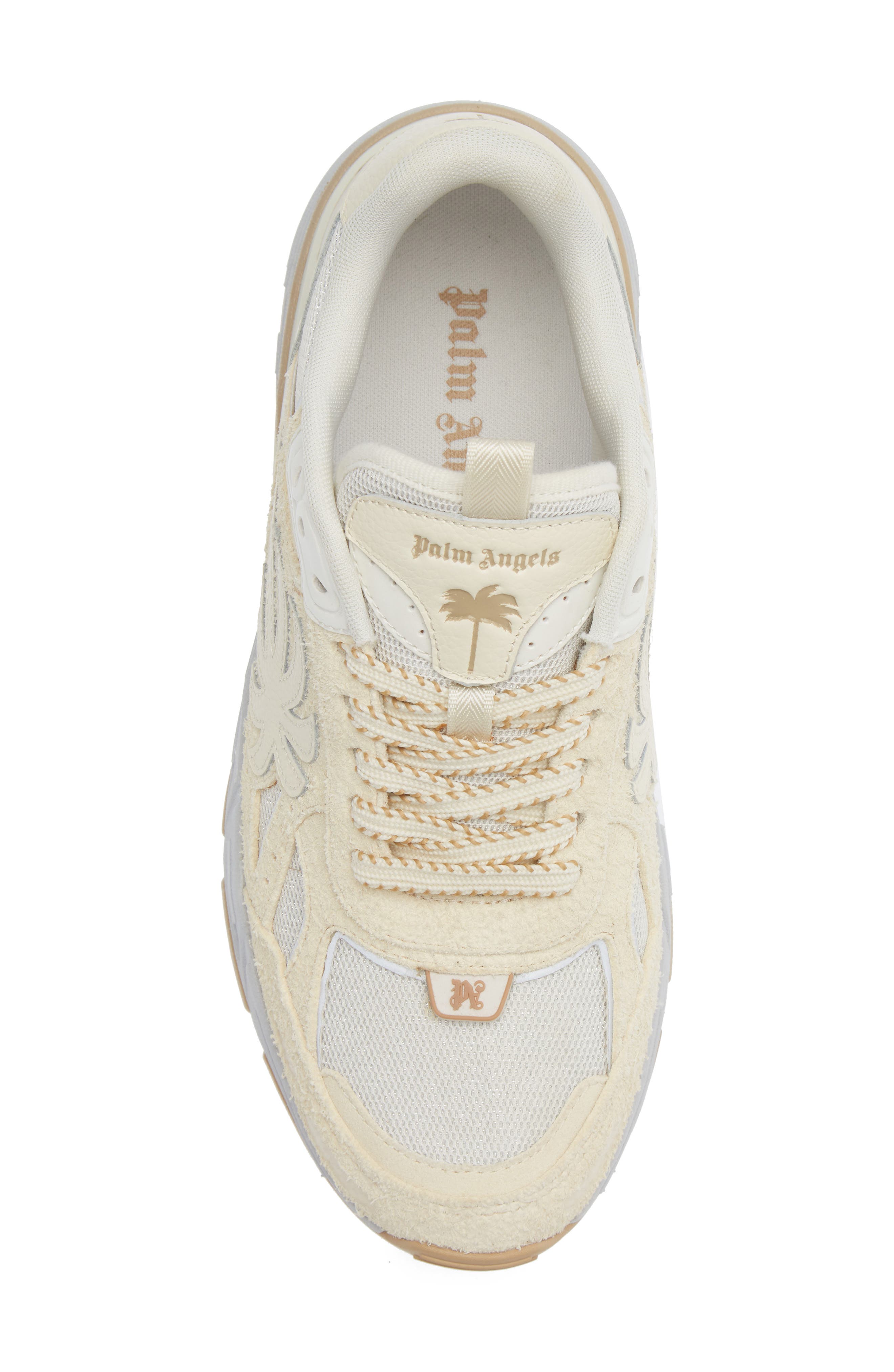 Palm Angels The Palm Runner Sneaker, Alternate, color, Beige