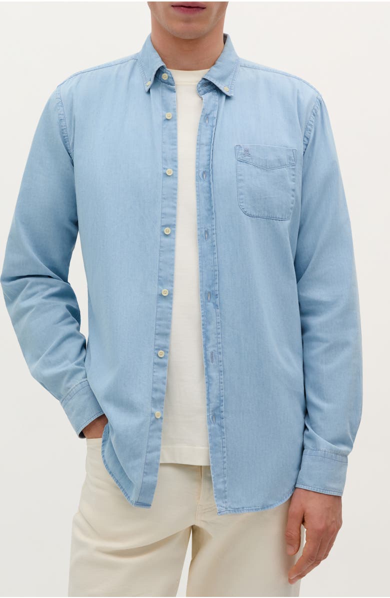 Scalpers Forest Denim Bd Shirt I, Main, color, Light Denim