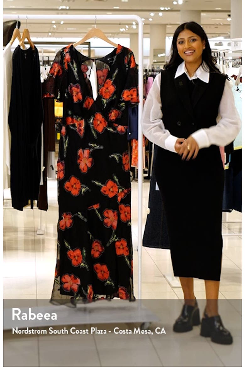 Curve Floral Maxi Dress video
