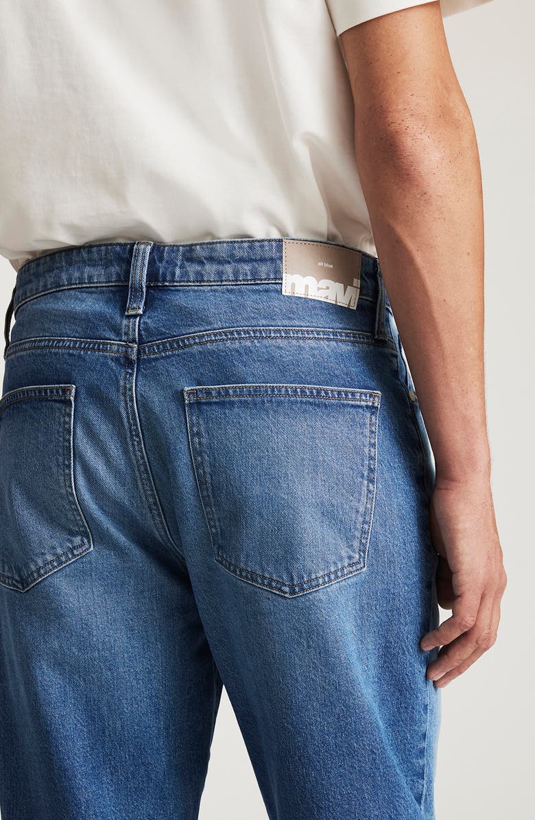 Mavi Jeans Marcel Relaxed Straight Leg Jeans, Alternate, color, Mid Brushed Classic