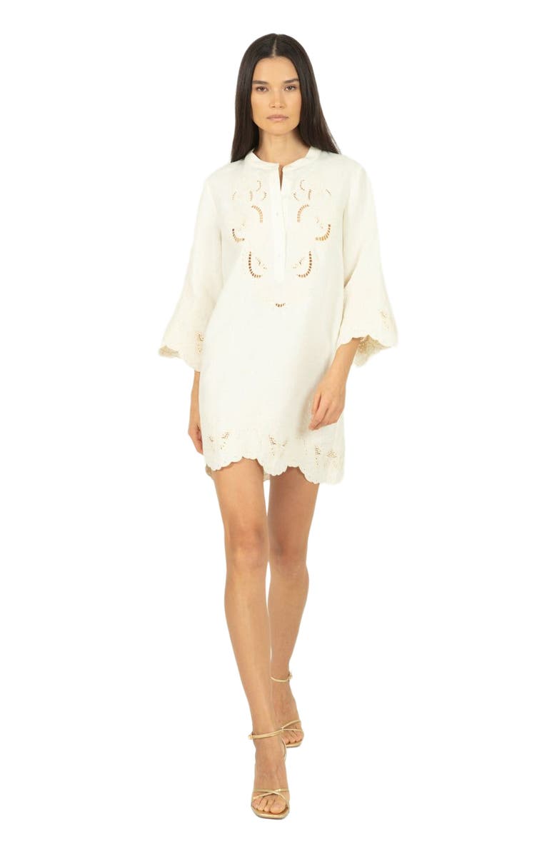 SECRET MISSION Navia Dress, Alternate, color, Antique Crème