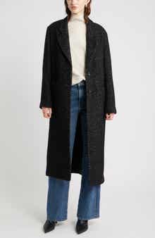 Nordstrom Belted Textured Trench Coat