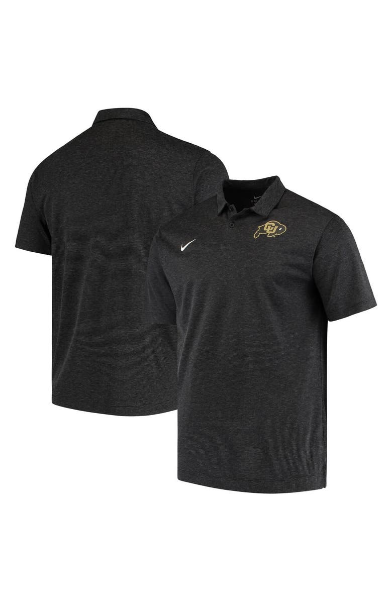 Nike Men's Nike Black Colorado Buffaloes College Performance Polo, Main, color, Black