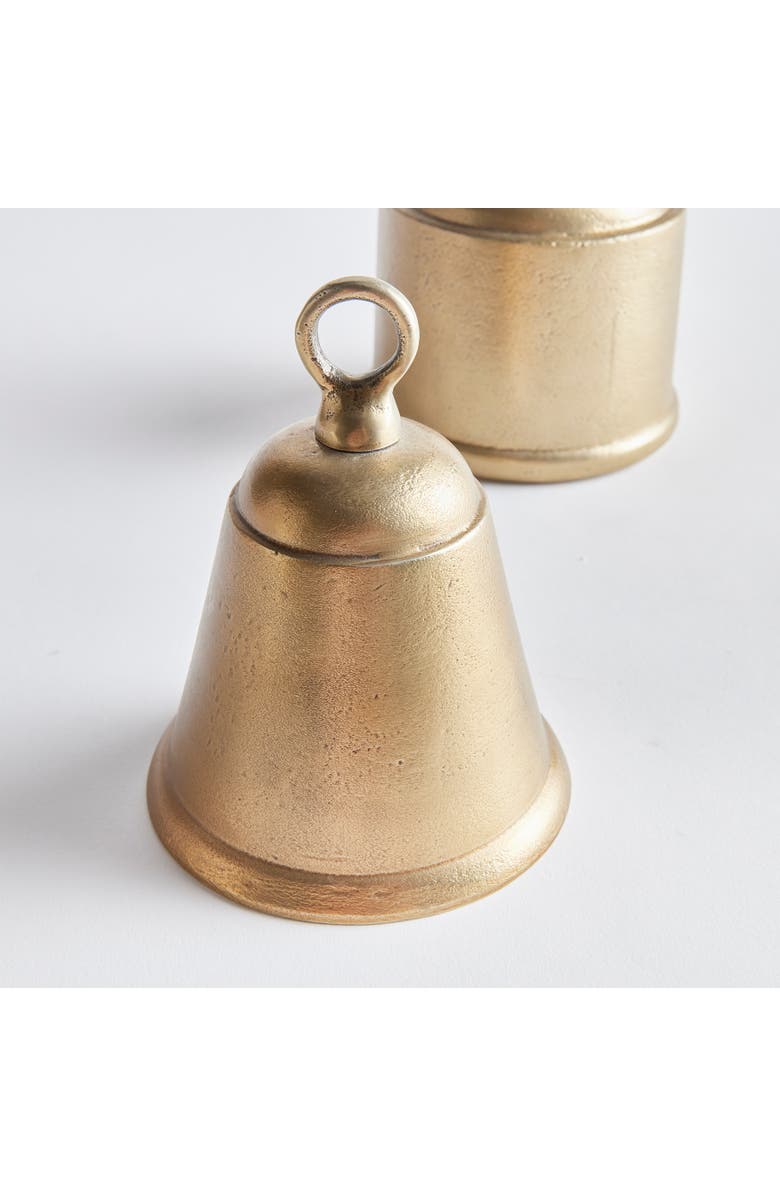 Napa Home & Garden 6.4" La Taverna Decorative Cast Aluminum Tabletop Centerpiece Bells Set of 2, Alternate, color, 