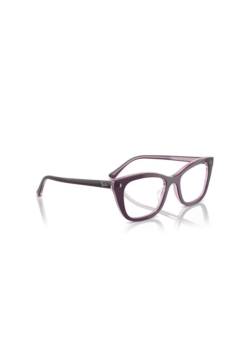 50mm Rectangle optical glasses, Alternate, color, Violet