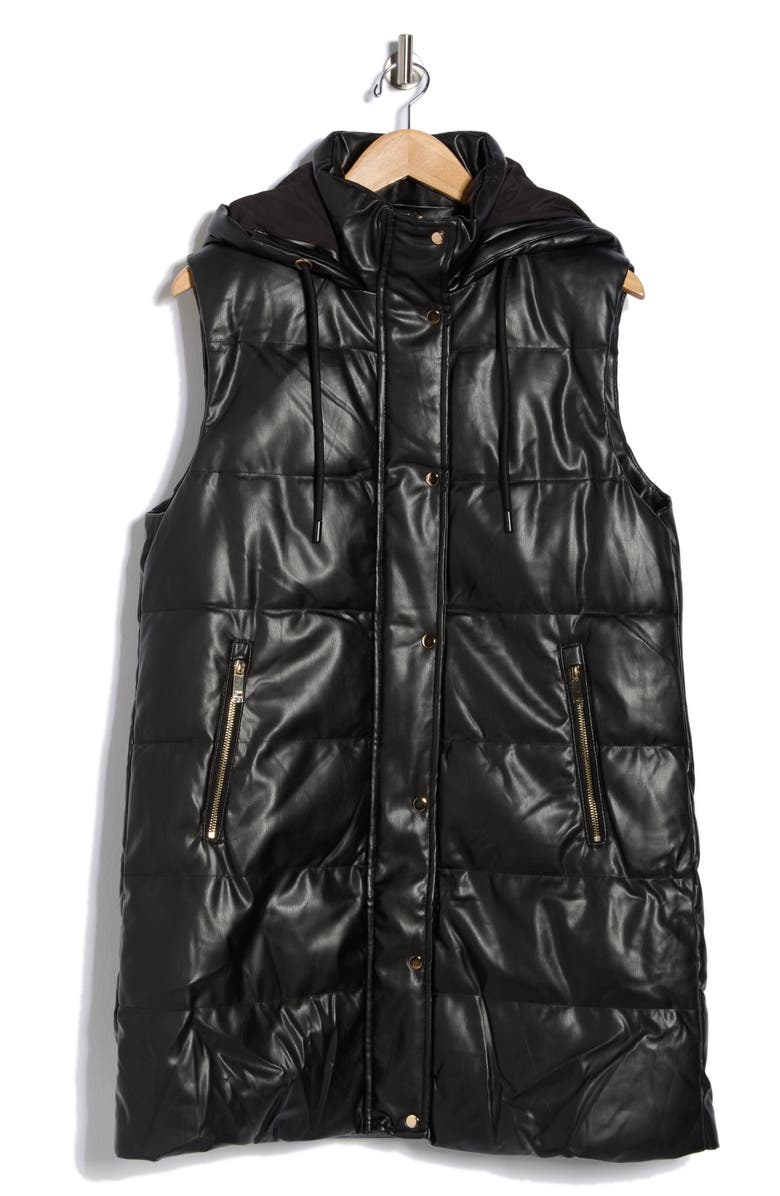 Love Token Sam Puffer Vest, Alternate, color, Black