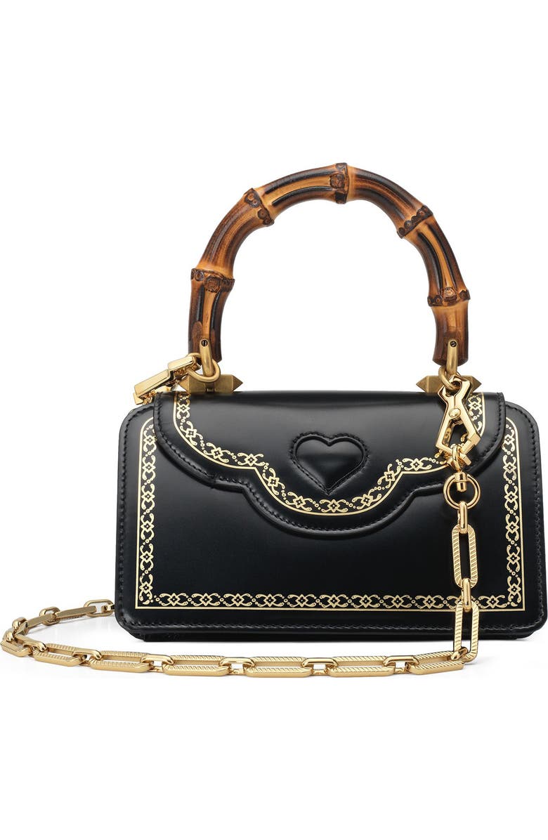 Gucci Mini Thiara Top Handle Leather Satchel, Alternate, color,