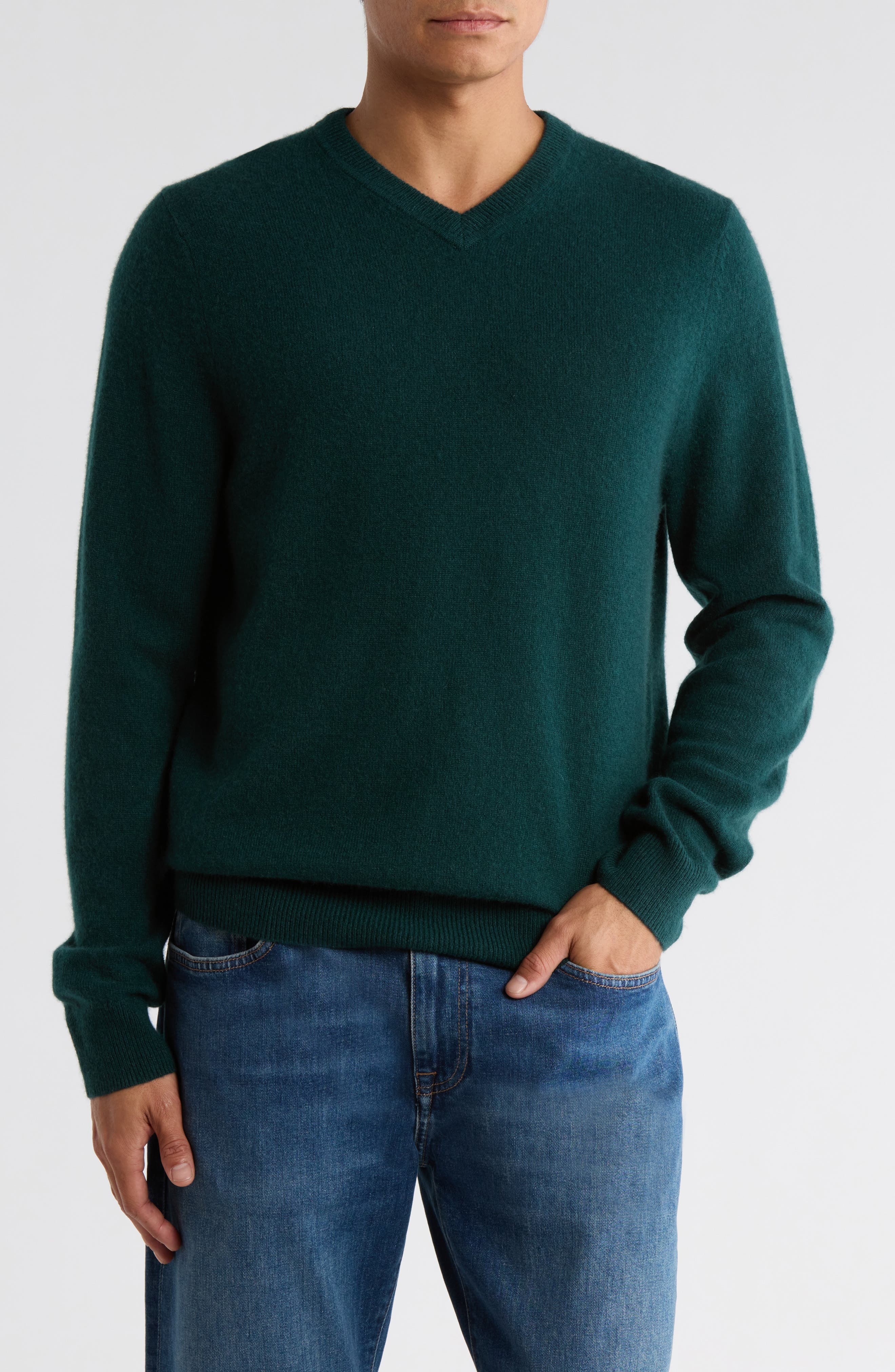 Nordstrom V-Neck Cashmere Sweater