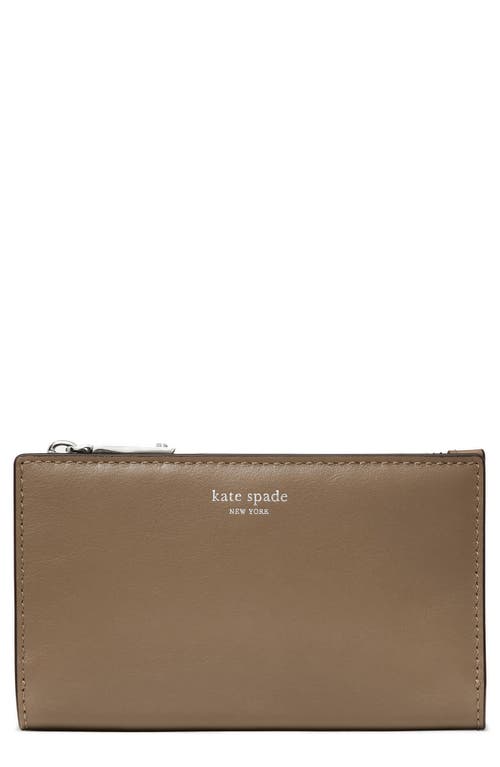 Kate Spade New York Devin Smooth Leather Wallet In Driftwood