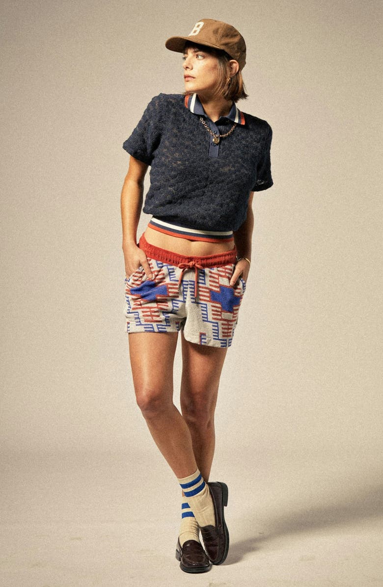 Brixton Trail Terry Drawstring Shorts, Alternate, color, 