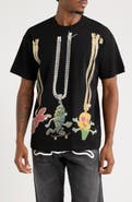 ICECREAM Ginger Cotton Graphic T-Shirt