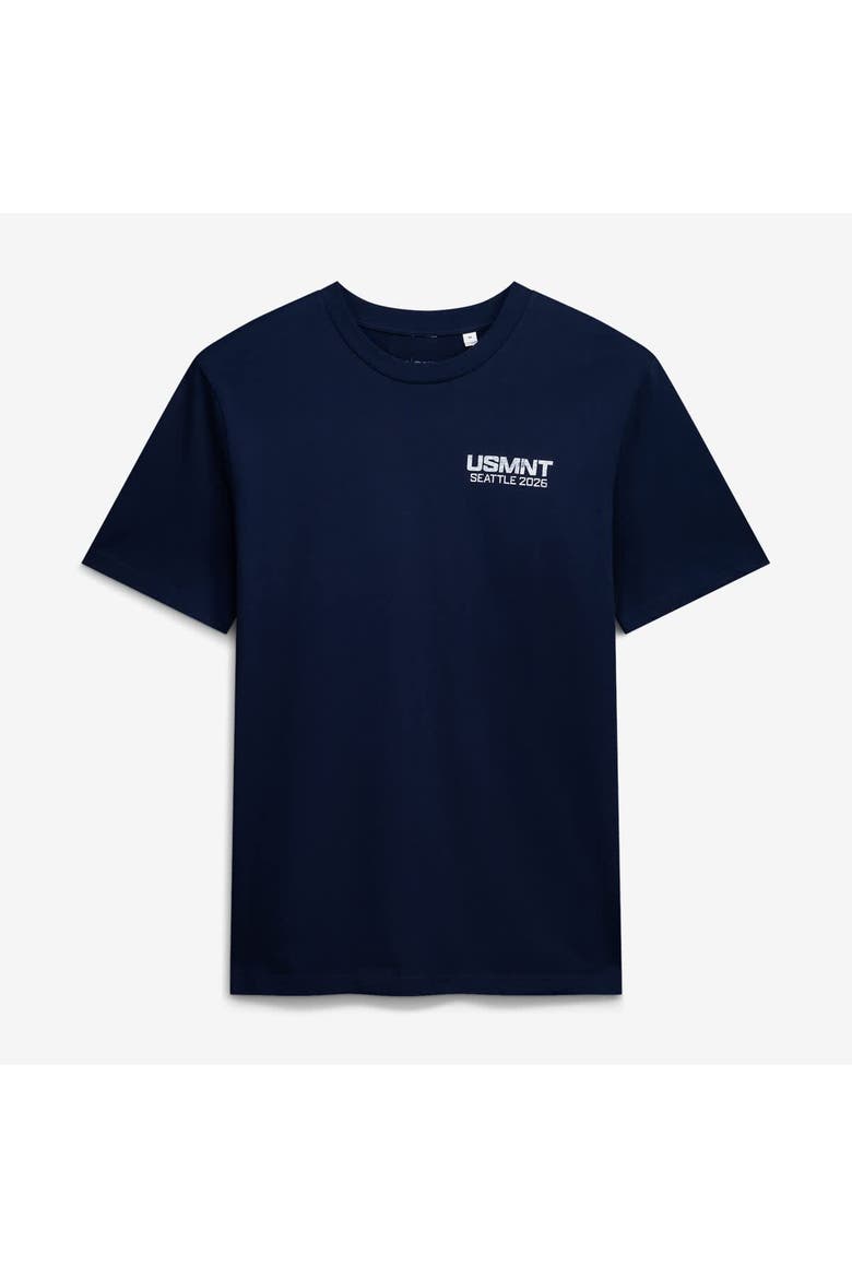 Unisex  Uscape Apparel  Navy Host City U.S. Soccer x Seattle Crest 2026 T-Shirt, Alternate, color, Navy