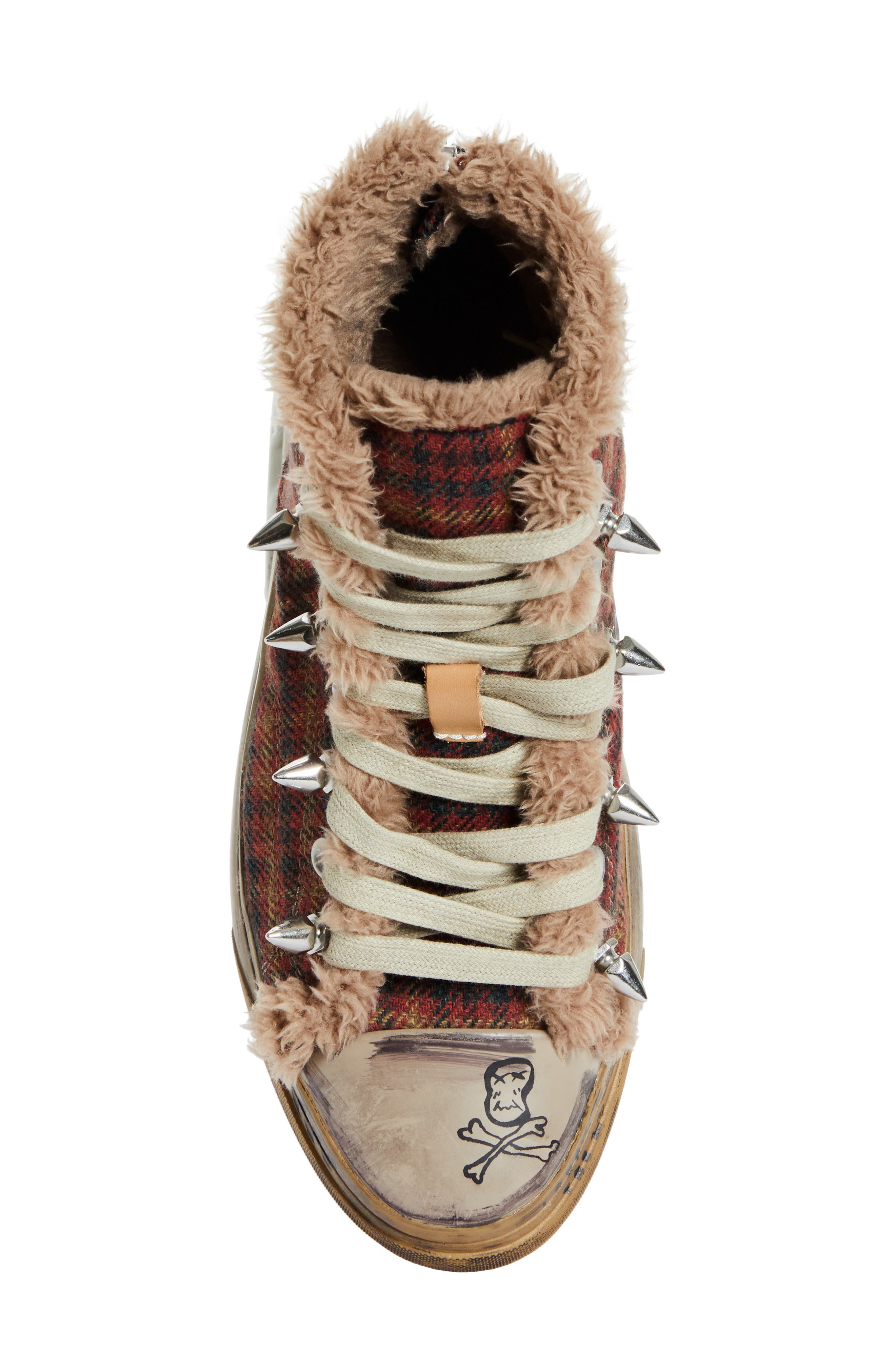 R13 Kurt Platform High Top Sneaker, Alternate, color, 