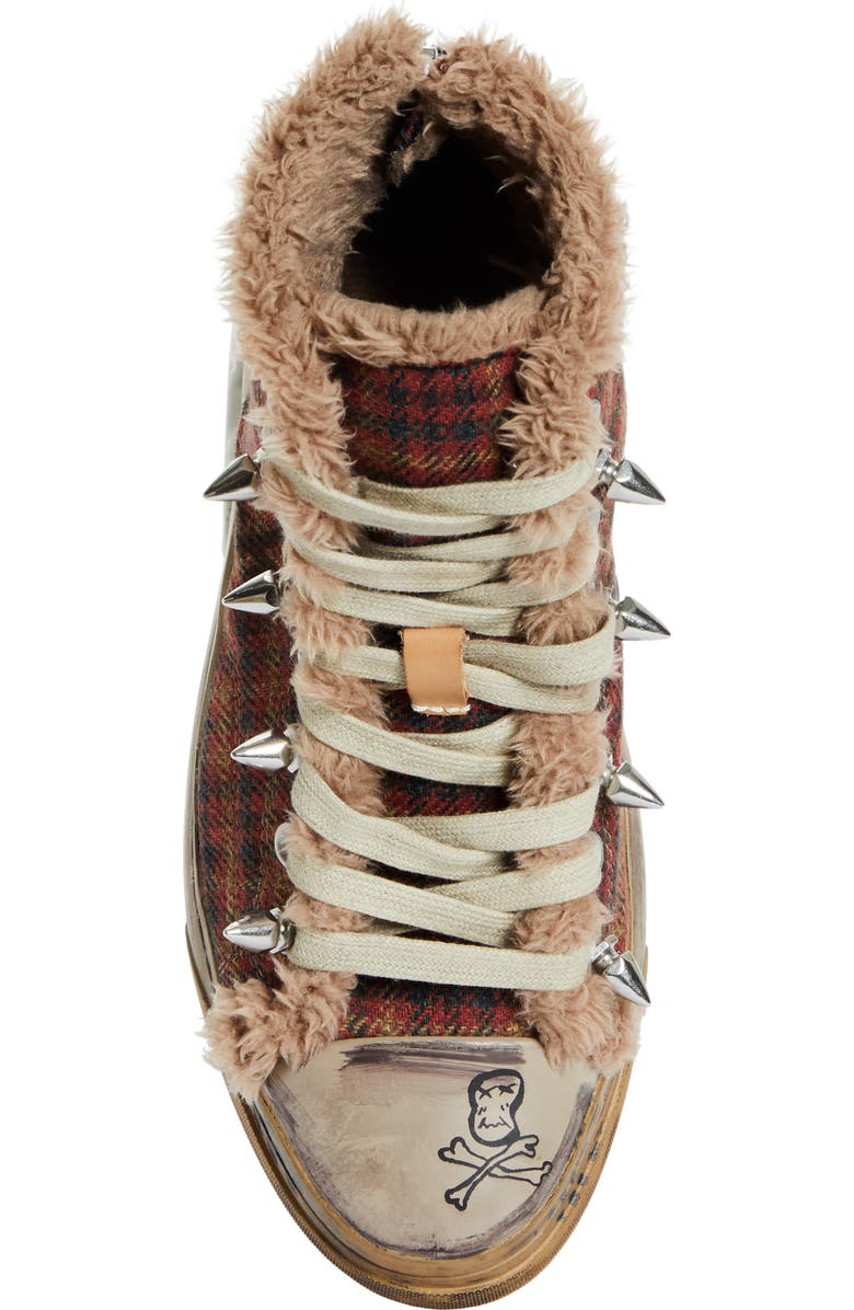 R13 Kurt Platform High Top Sneaker, Alternate, color,