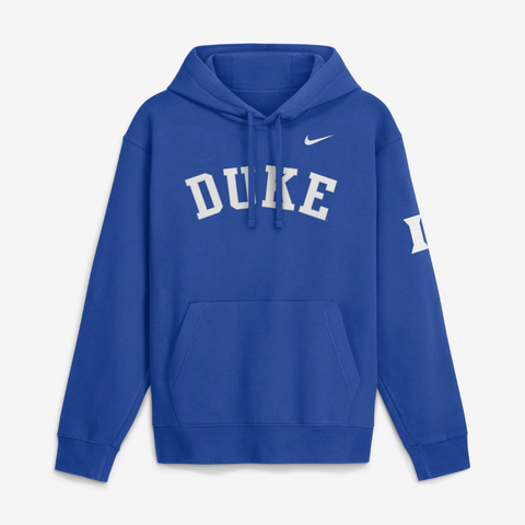 Men's Nike  Royal Duke Blue Devils 2026 Sideline Club Fleece Hoodie