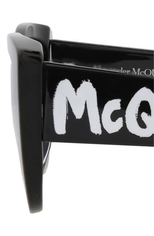 Alexander Mcqueen Mcqueen 54mm Cat Eye Sunglasses In Black