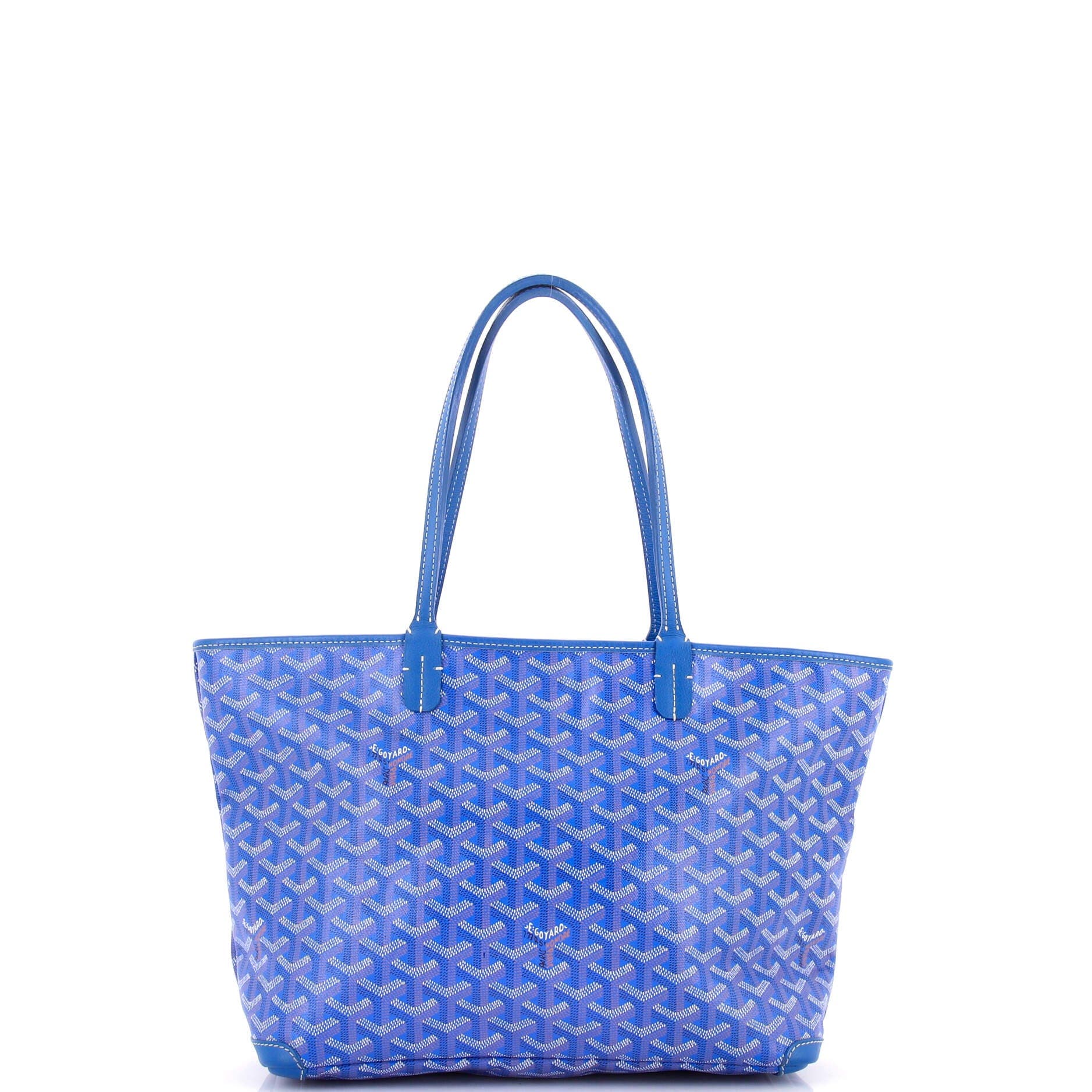 Pre-Owned Goyard Artois Tote Coated Canvas PM, Alternate, color, Blue
