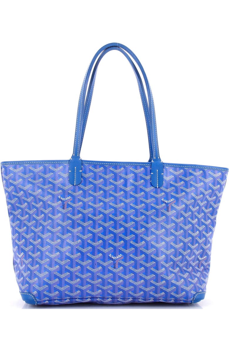 Pre-Owned Goyard Artois Tote Coated Canvas PM, Alternate, color, Blue
